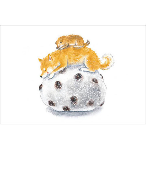 アクティブコーポレーション　しばいぬとおやつポストカード　豆大福　C03－PU－75