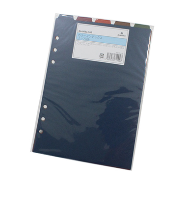 アシュフォード（ASHFORD）　カラーインデックス　トップ5段　A5　0693－100　5枚入