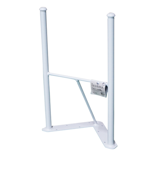 イロンナ（Ironna）　スツール金具　400　白