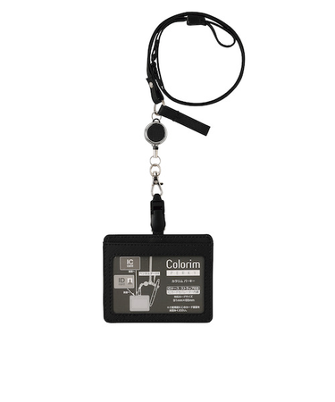 パイロット（PILOT）　カラリムパーキー　IDケース（ストラップ付）　ICカード対応　CRIDS－02－B　ブラック