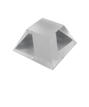 サワダプラテック（SAWADA　PLATEC）　アクリルブロック　台形　30×30×16mm　クリア