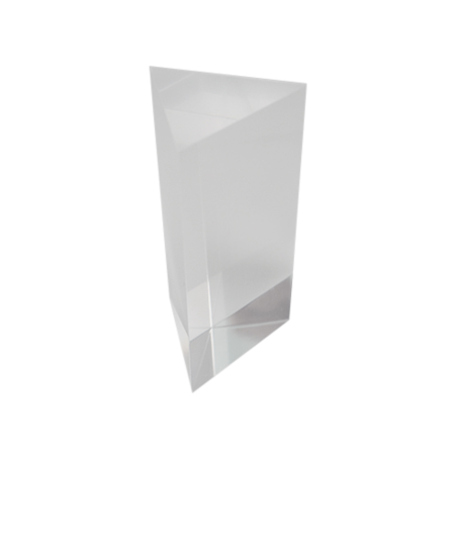 サワダプラテック（SAWADA　PLATEC）　アクリルブロック　30×30×60mm　プリズム　クリア