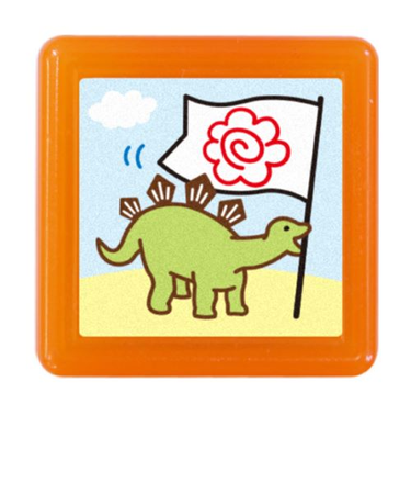 こどものかお　ティーチャー浸透印　0616－101　恐竜／はなまる
