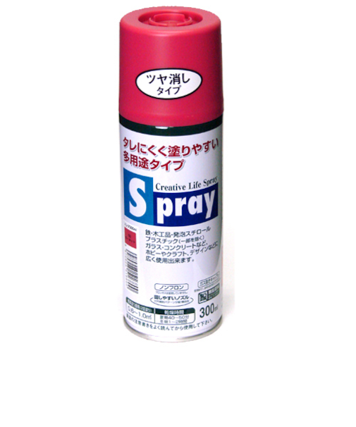アサヒペン　スプレー　300ml　ガーネット