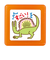 こどものかお　ティーチャー浸透印　0616－100　恐竜／すごい