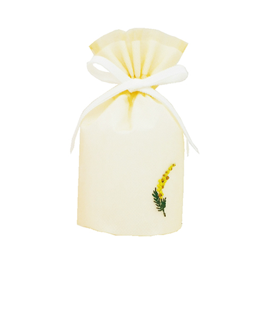 ゼットアンドケイ（Z＆K）　オーガンジーギフトバッグ　SS　ミモザ