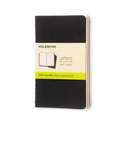 モレスキン（MOLESKINE）　カイエジャーナル　ソフトカバー　無地　ポケットサイズ　405831　ブラック