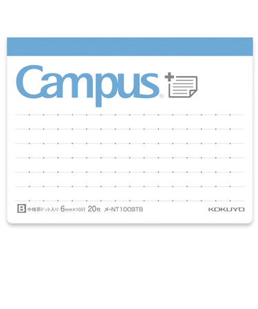 コクヨ（KOKUYO）　ノートふせん　ドットB罫　ボトム　小　メ－NT100BTB　20枚入