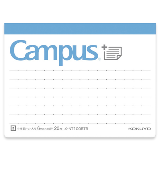 コクヨ（KOKUYO）　ノートふせん　ドットB罫　ボトム　小　メ－NT100BTB　20枚入