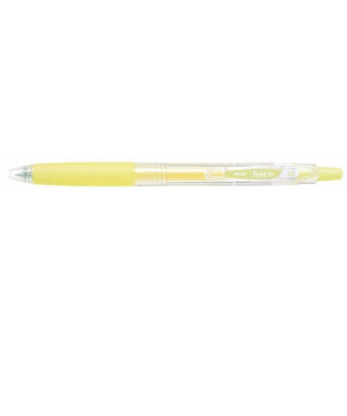 パイロット（PILOT）　Juice　パステルカラー　ゲルインキボールペン　極細0.5mm　パステルイエロー