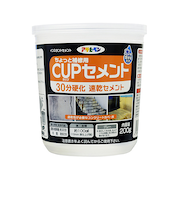 アサヒペン　カップ　30分硬化速乾セメント　C008　200g　グレー