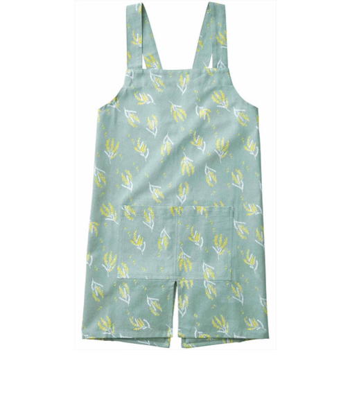 レップ（REP）　ミトン機能付きエプロン　ミモザ（エリース）　グリーン