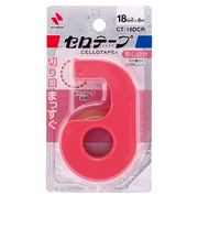 ニチバン　セロテープ（R）　小巻カッターつき　まっすぐ切れるタイプ　CT‐18DCR