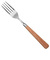 ステーキフォーク　強化木柄
