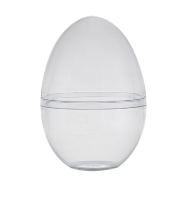 サワダプラテック　ディスプレイケース　タマゴ型　クリア　L　径84×高120mm