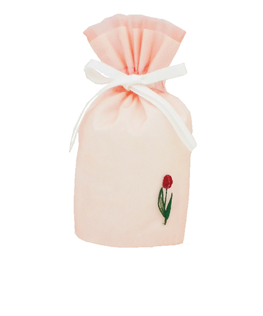 ゼットアンドケイ（Z＆K）　オーガンジーギフトバッグ　S　チューリップ