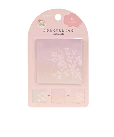 クツワ　重ねてたのしむふせん　桜　SC237F