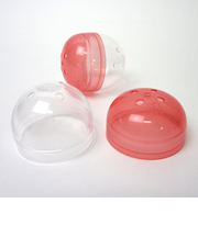 サワダプラテック　ガチャ玉シリーズ　レッド　S　径45mm　2個入