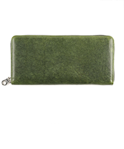 バーマス（BERMAS）　FURTH　ラウンドファスナー長財布　60704－50　グリーン