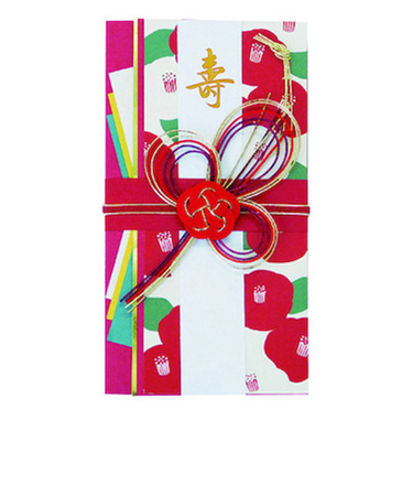 Z＆K（ゼットアンドケイ）　祝儀袋　華模様　63-112　椿