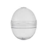サワダプラテック　ディスプレイケース　タマゴ型　クリア　S　径46×高58mm　2個入