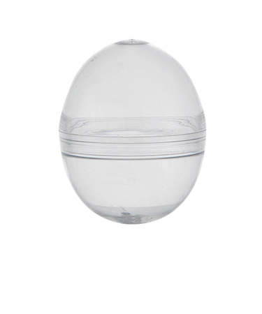 サワダプラテック　ディスプレイケース　タマゴ型　クリア　S　径46×高58mm　2個入