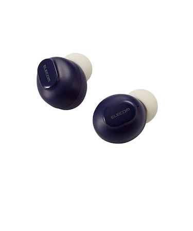 エレコム（ELECOM）　完全ワイヤレスBluetoothヘッドホン　LBT-TWS16NV　ネイビー