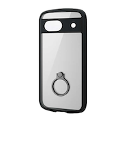 【GooglePixel8a】　エレコム（ELECOM）　TOUGH　SLIM　LITE　フレームカラー　リング付ストラップホールシート付　PM-P241TSL