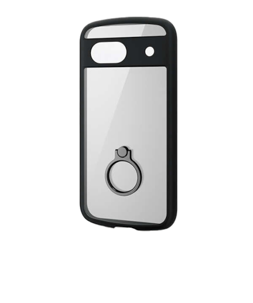 【GooglePixel8a】　エレコム（ELECOM）　TOUGH　SLIM　LITE　フレームカラー　リング付ストラップホールシート付　PM-P241TSL