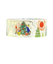 シール堂　きらぴかマスキングテープ　童話の宝石　アンデルセン　ks-dt-10233　もみの木