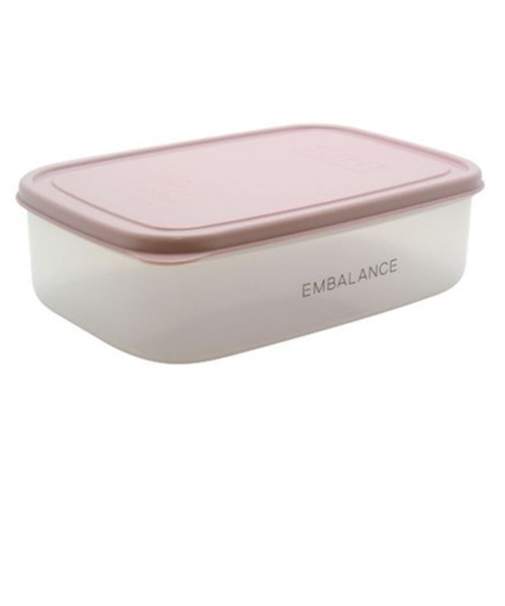 エンバランス　レクタングルコンテナ　1270mL　L　ピンク