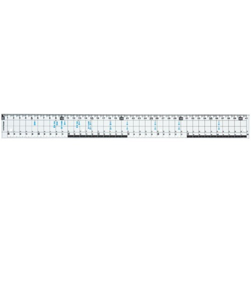 クツワ　サイズカッター定規41cm　KB017