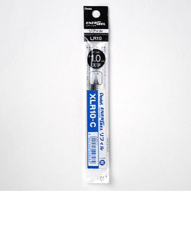 ぺんてる（Pentel）　ジェルボールペン替芯　1.0mm　XLR10-C　青