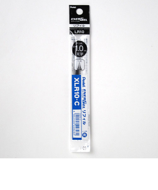 ぺんてる（Pentel）　ジェルボールペン替芯　1.0mm　XLR10-C　青