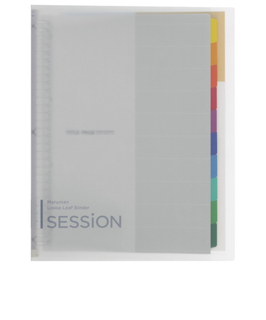 マルマン（maruman）　セッションバインダー　A4　F584－98　クリア