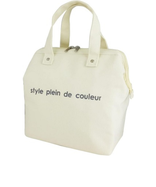 アットファースト　カラーズ　ランチワイヤーバッグ　Lサイズ　アイボリー