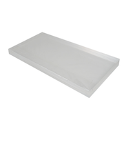 サワダプラテック（SAWADA　PLATEC）　アクリルブロック　平板　300×150×20mm　クリア