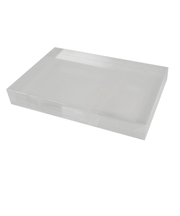 サワダプラテック（SAWADA　PLATEC）　アクリルブロック　150×100×20mm　クリア