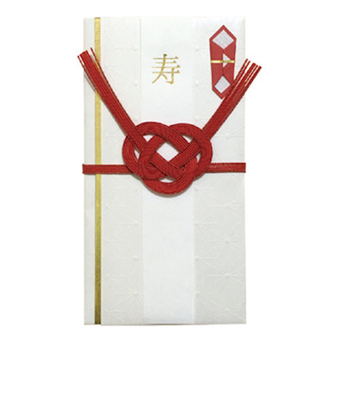 Z＆K（ゼットアンドケイ）　祝儀袋　浮麻葉　63-101　白