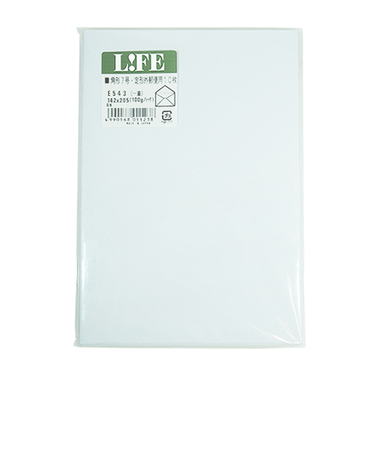 ライフ　洋封筒　角形7号　定形外　E543　白