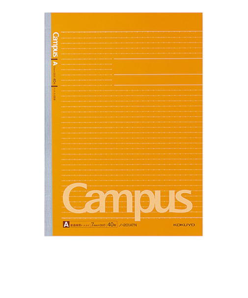 コクヨ　キャンパスノート　A4　A罫　ノ－201ATN　40枚
