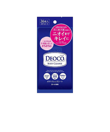 ロート製薬　デオコ　ボディクレンズシート　36枚入