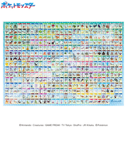 エンスカイ　ジグソーパズル　ポケットモンスター　ガラル図鑑No.001～No.400　500-L28　500ラージピース