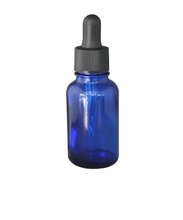 いわしや　エムボトル　黒ゴムキャップ　No30　コバルト