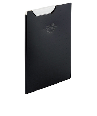 リヒトラブ（LIHIT　LAB.）　AQUA　DROPs　クリップファイル　F5065－24　黒