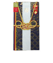 Z&K(ゼットアンドケイ) 祝儀袋 寄せ小紋 63-134 紺