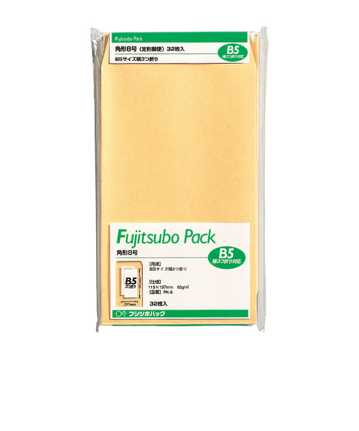 マルアイ　藤壺クラフトパック　角8　85G　PK－8　32枚入