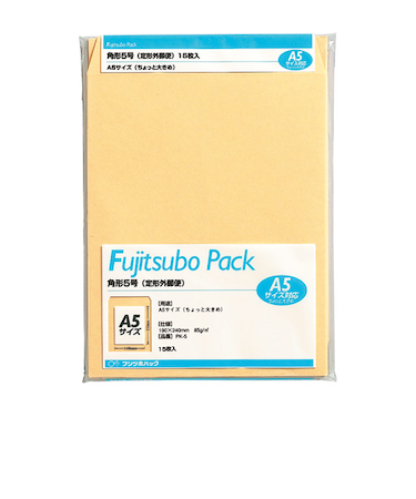 マルアイ　藤壺クラフトパック　角5　85G　PK－5　15枚入