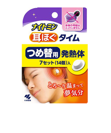 ナイトミン　耳ほぐタイム　つめ替用　7セット入り
