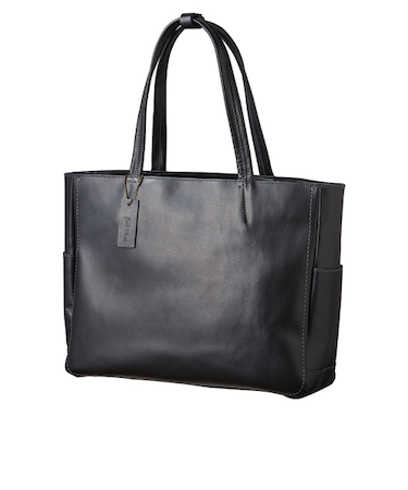 ハンズオリジナル　ガッドワーク　レザートート　L　37501　ブラック